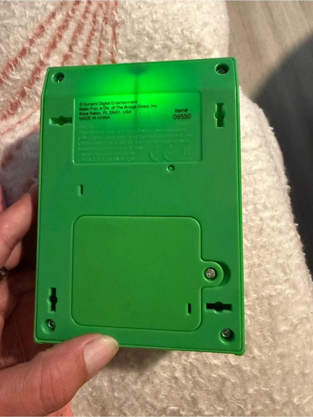 Frogger Handheld Retro Arcade Game - Green
